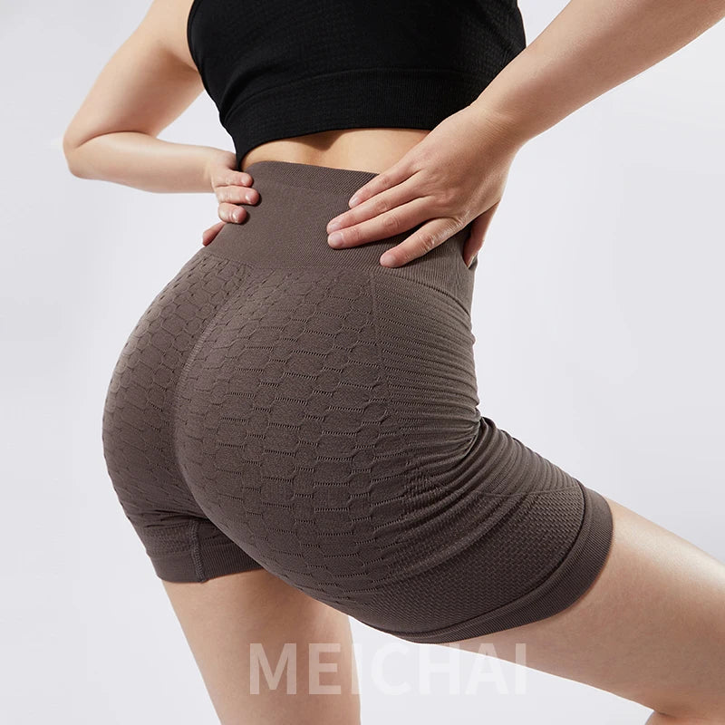 High Waist Seamless Sports Shorts for Women.