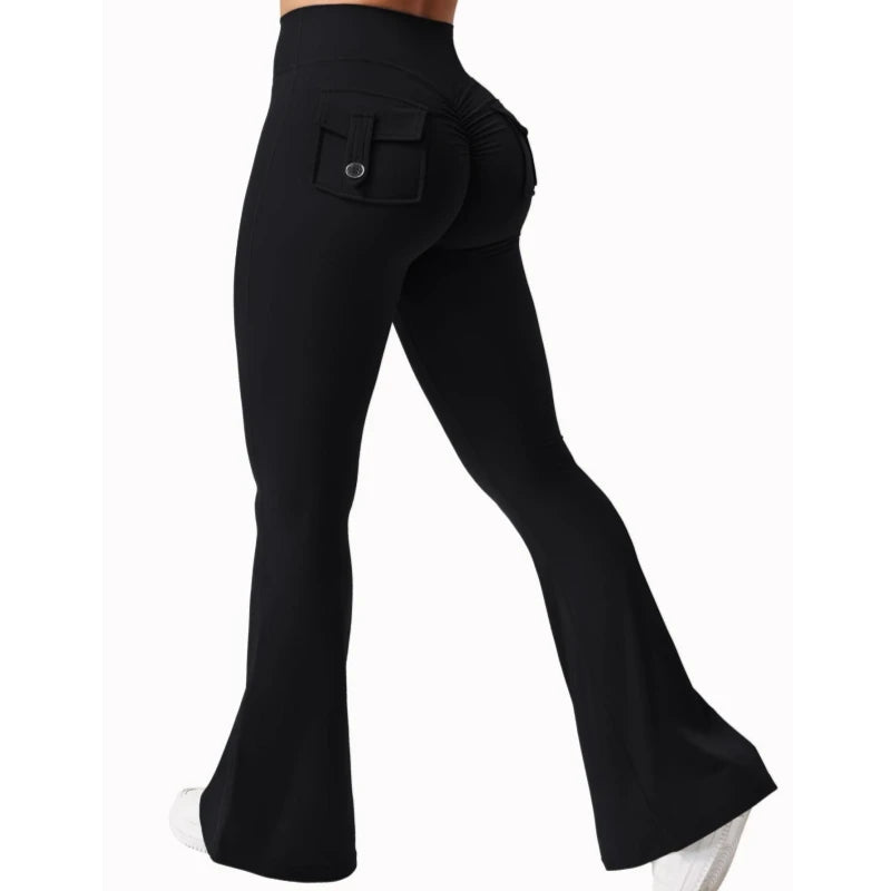 2025 Women's Stylish High Stretch Wide Leg Yoga Leggings