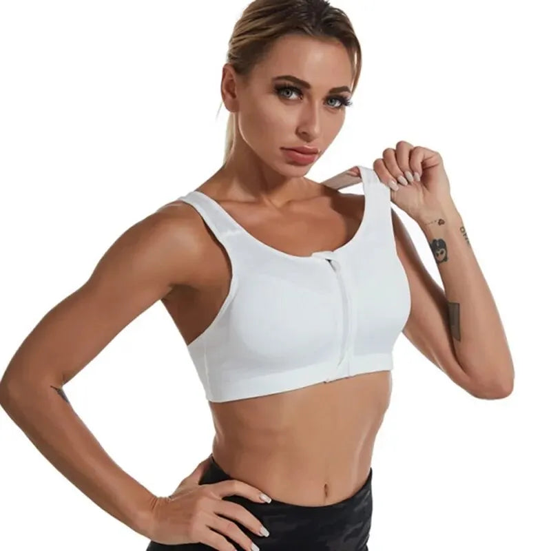 Chic Shock-Absorbing Yoga Fitness Bra.