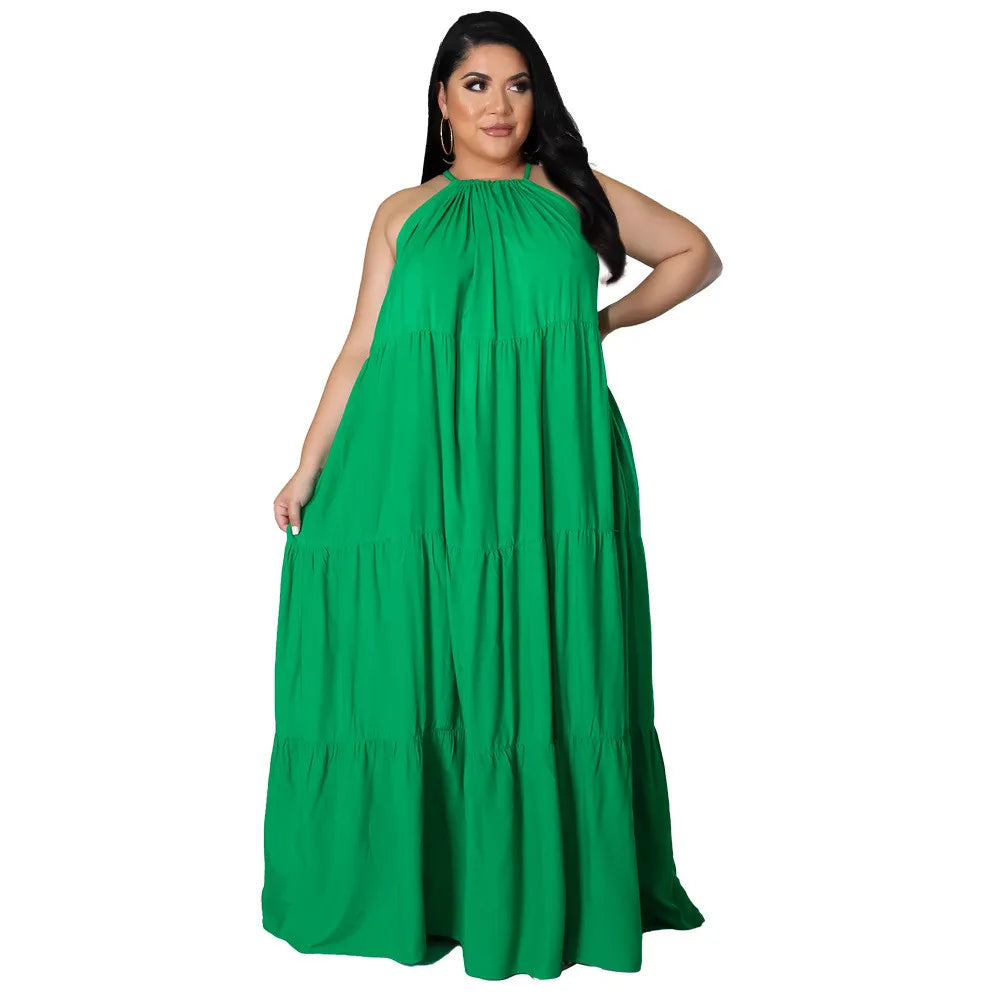 Plus Size Women's Elegant Summer Dress.