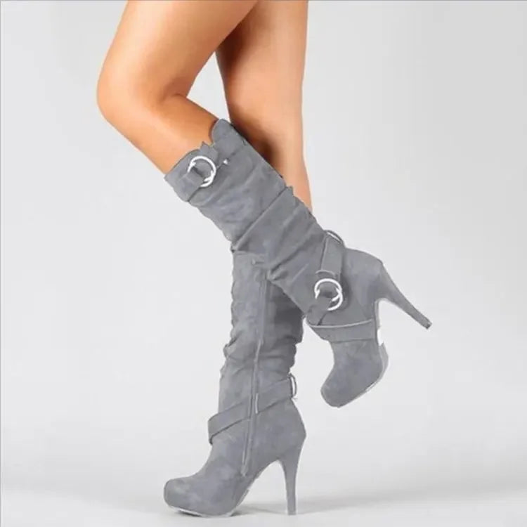 2025 Women's Sleek Knee High Fashion Boots.