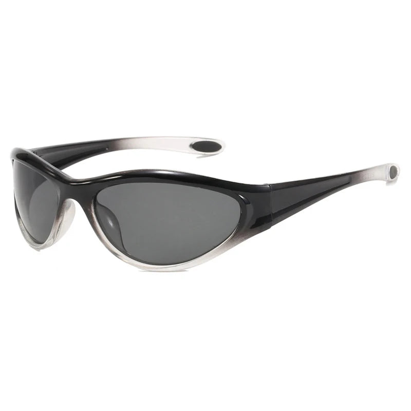 Retro Y2K Oval Sunglasses for Women.