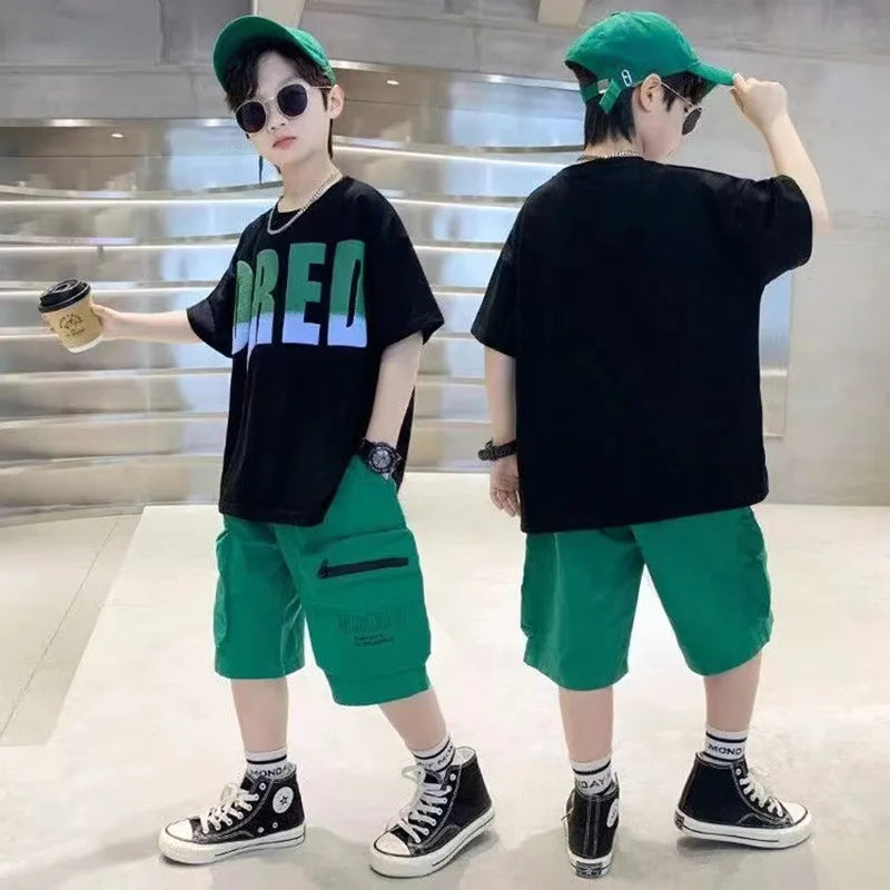 Boys Trendy Two-Piece Summer Set 2024