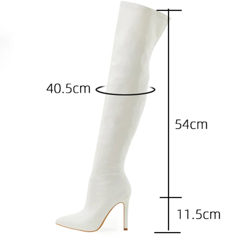 Over-the-Knee Stiletto High Heels for Women.