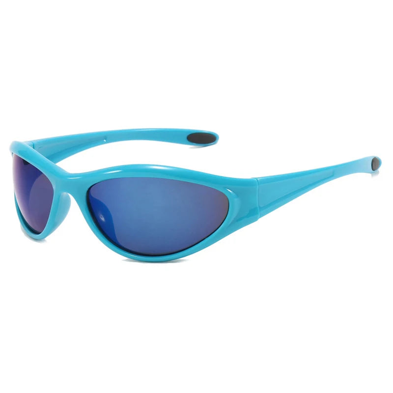 Retro Y2K Oval Sunglasses for Women.