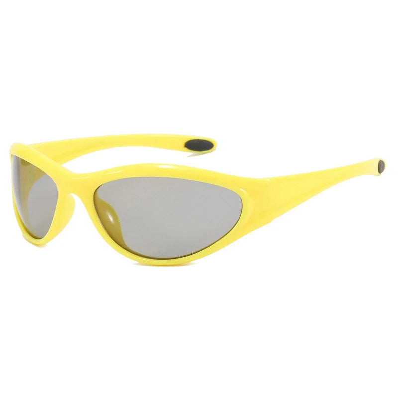 Retro Y2K Oval Sunglasses for Women.