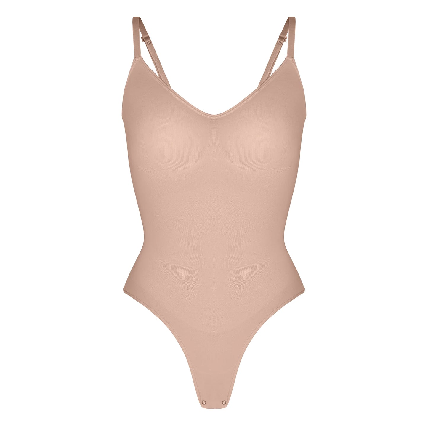 Seamless Thong Shapewear Bodysuit for Women.