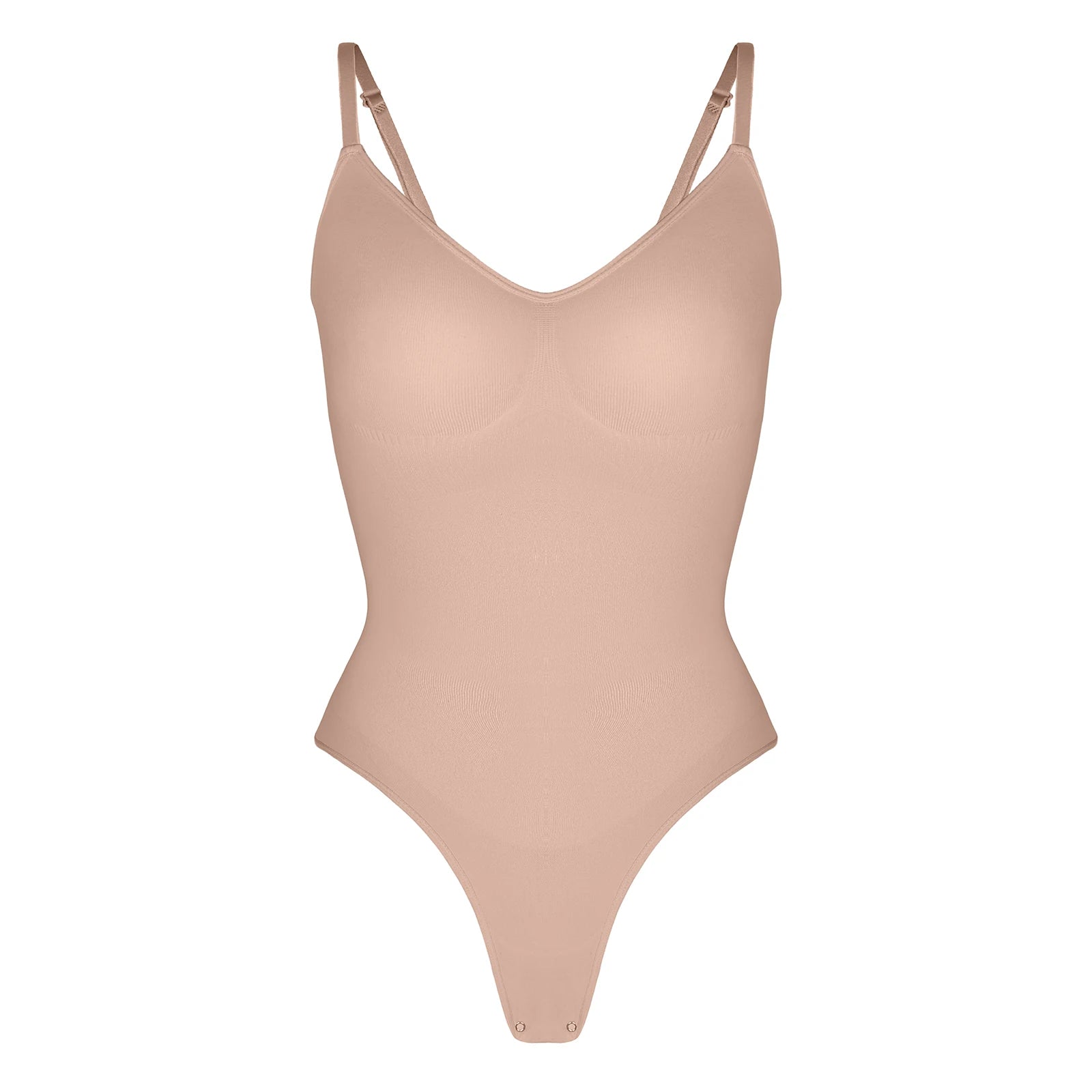 Seamless Thong Shapewear Bodysuit for Women.