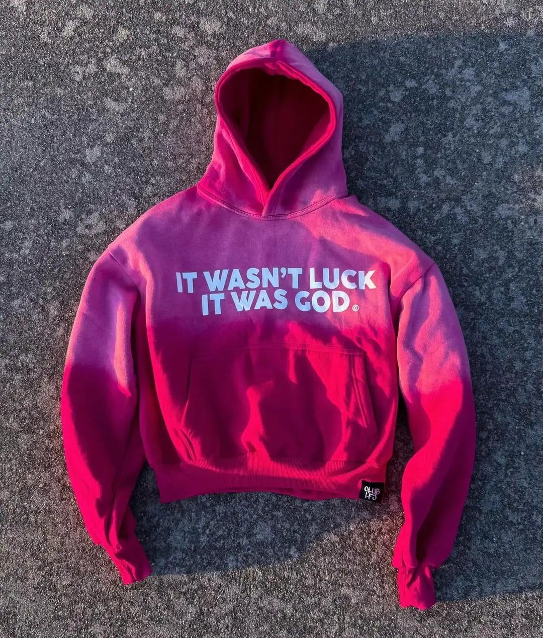 Vintage God Letter Oversized Hoodie for Urban Trendsetters