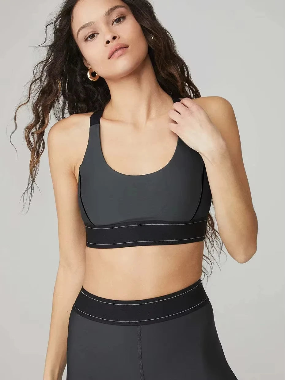 High-Performance Adjustable Sports Bra Set for Women.