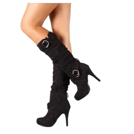 2025 Women's Sleek Knee High Fashion Boots.