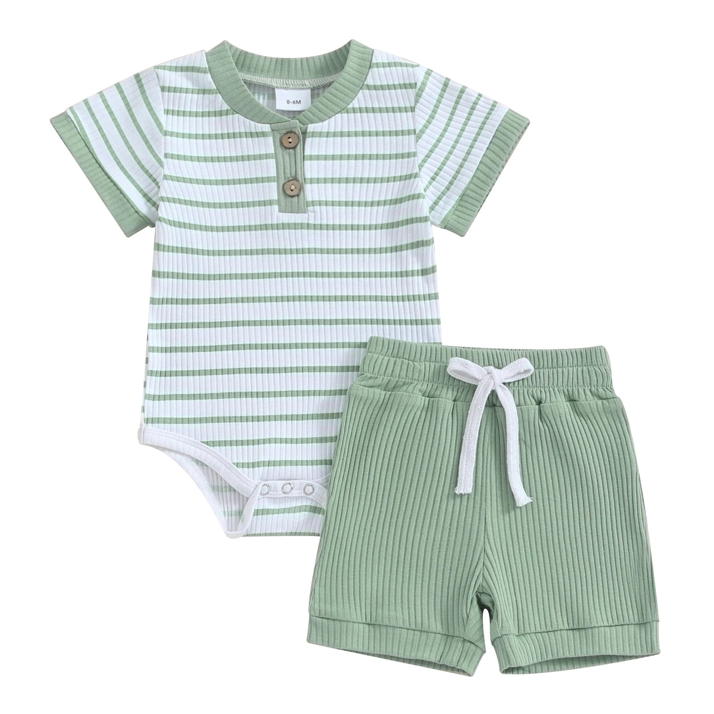 Kids Summer Striped Romper Set - Comfortable & Stylish