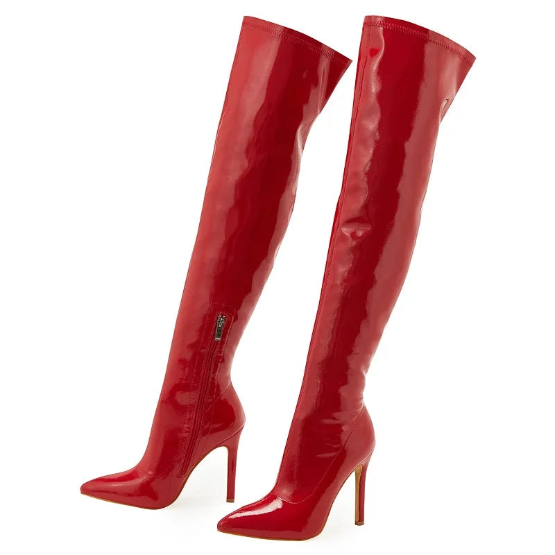 Over-the-Knee Stiletto High Heels for Women.