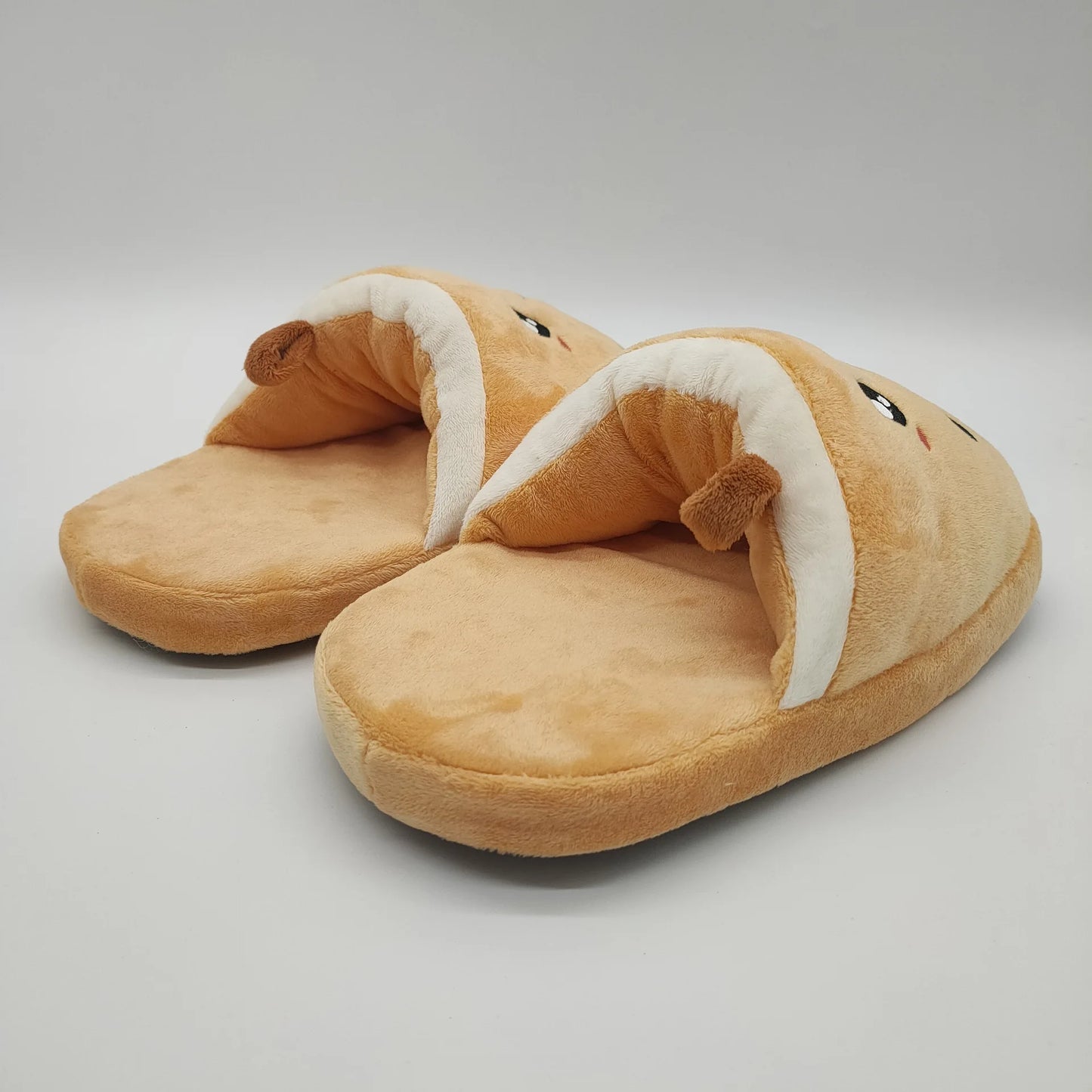 Cartoon Boba Milk Tea Plush Slippers - Cozy & Cute.