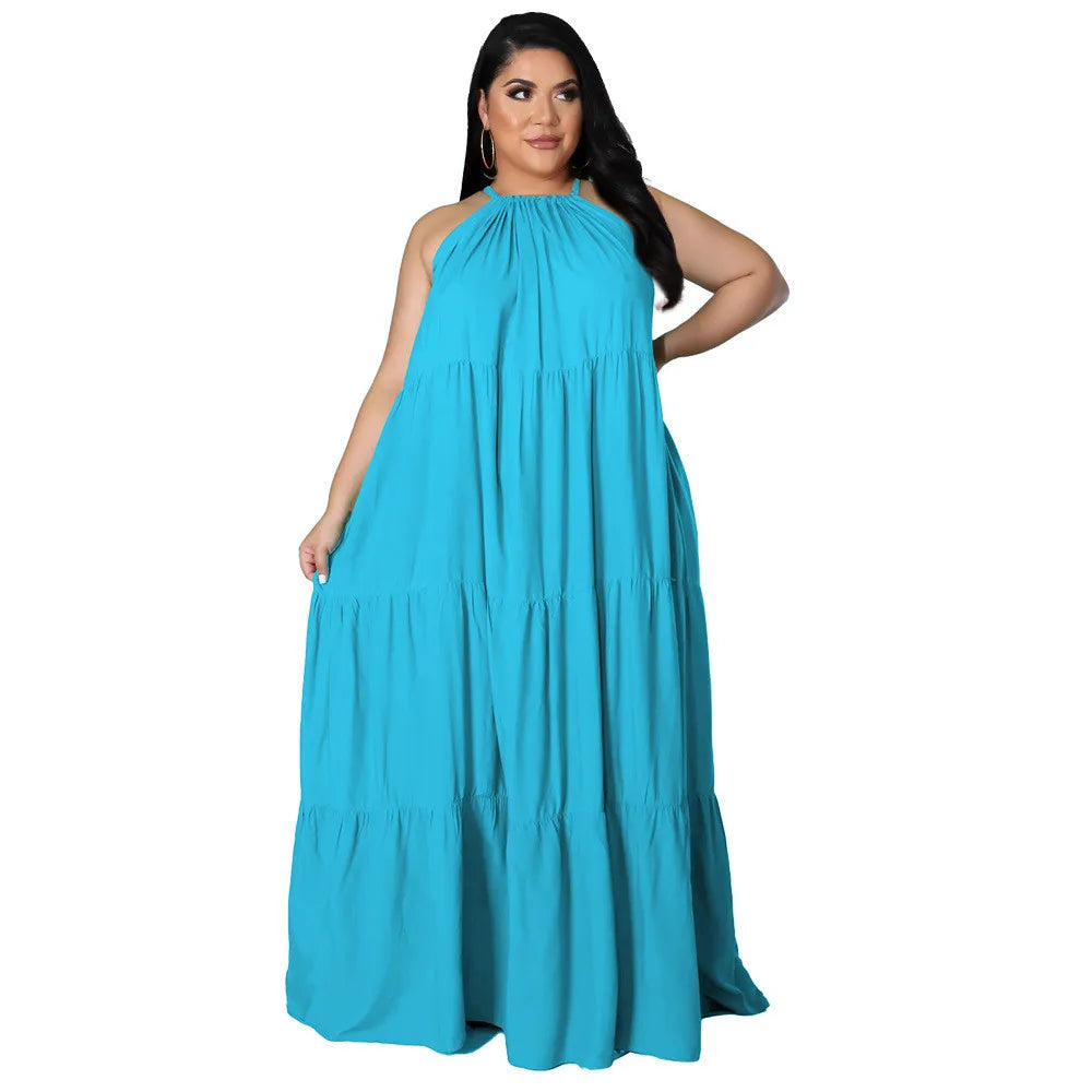 Plus Size Women's Elegant Summer Dress.