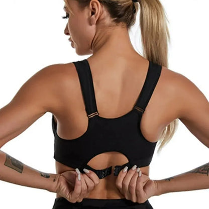 Chic Shock-Absorbing Yoga Fitness Bra.