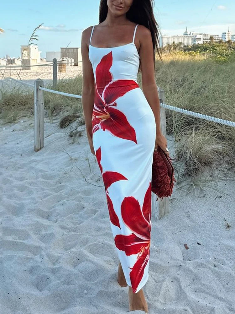 Tossy Backless Summer Maxi Dress for Women.