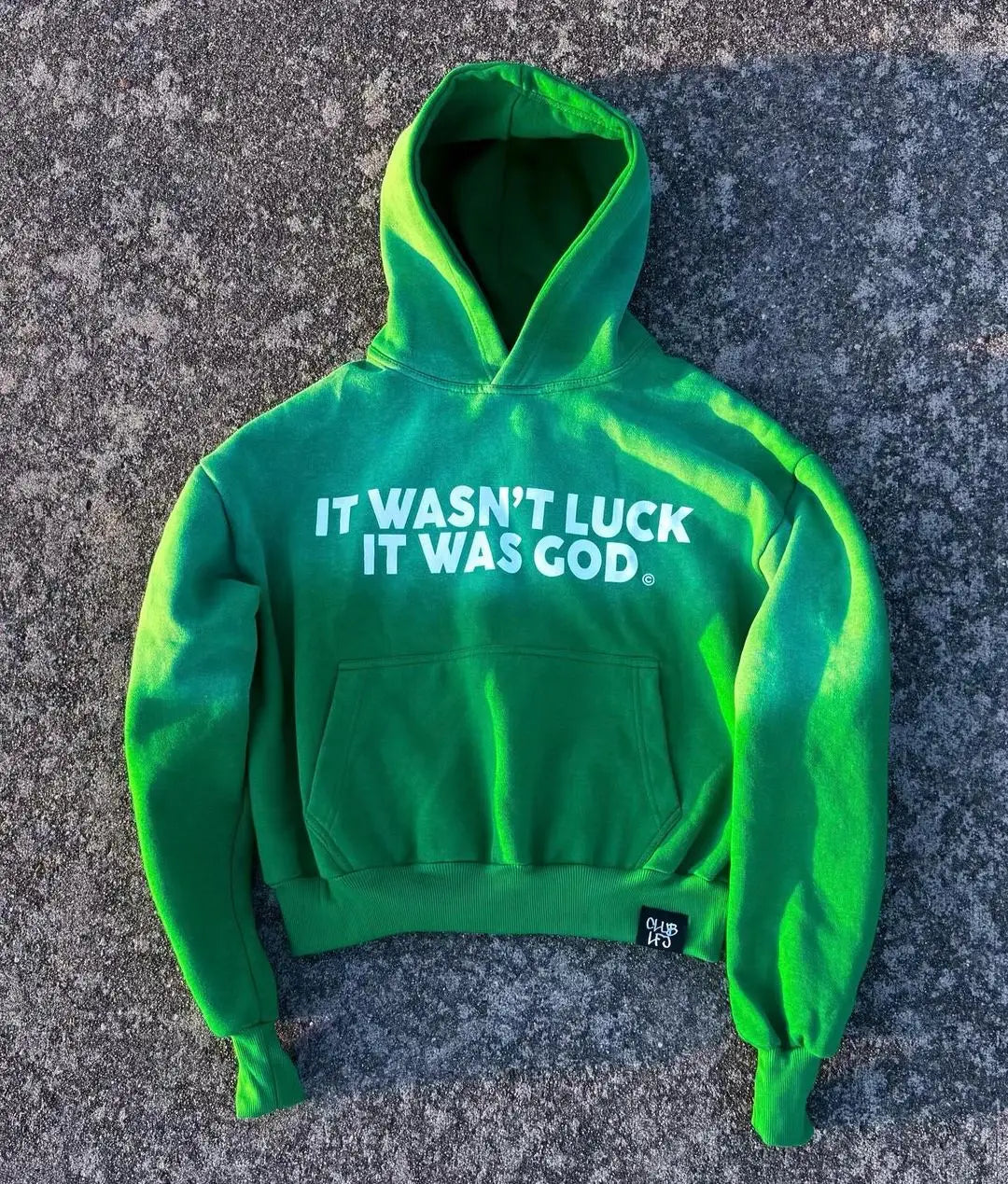 Vintage God Letter Oversized Hoodie for Urban Trendsetters