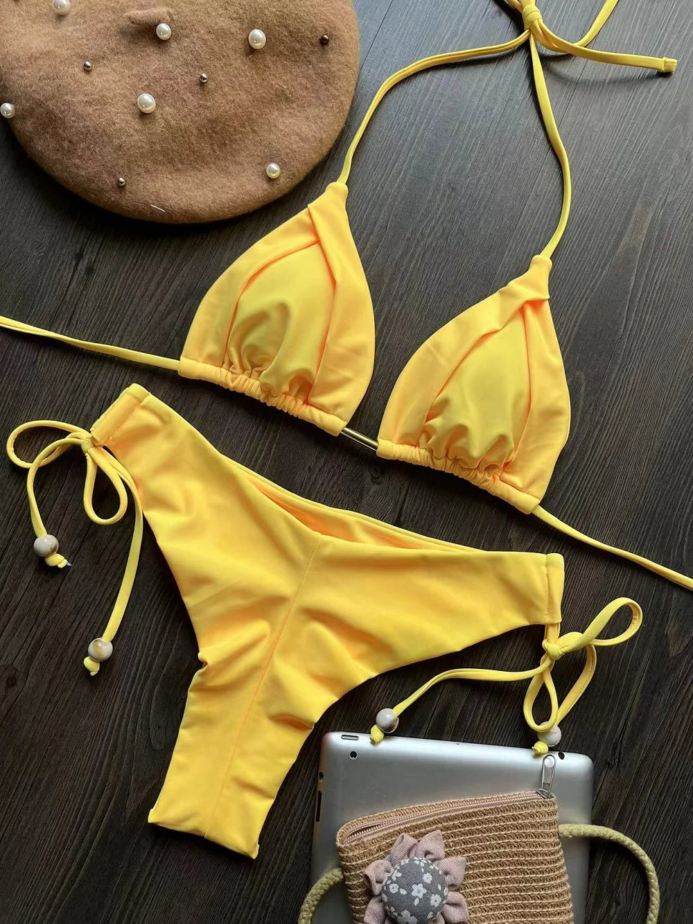 2025 Sexy Triangle Bikini Set for Women.