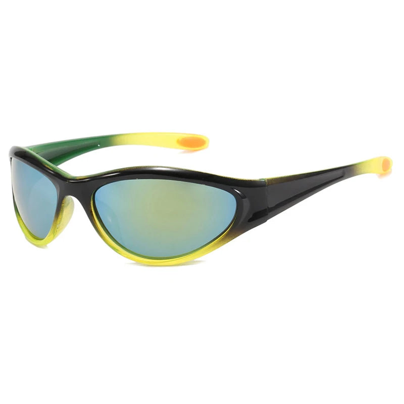 Retro Y2K Oval Sunglasses for Women.