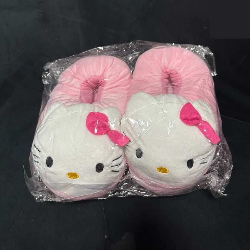 Hello Kitty Ultra-Soft Plush Warm Slippers.