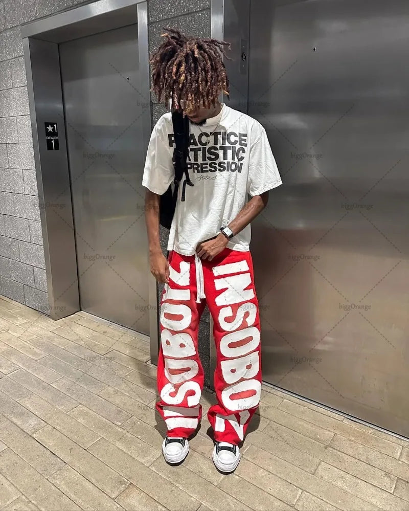 2025 Trendy Hip-Hop Streetwear Trousers.