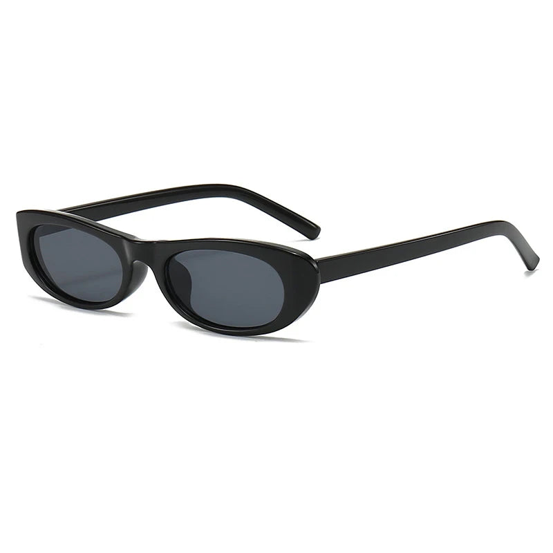 Women's Retro Oval Sunglasses - UV400 Protection.