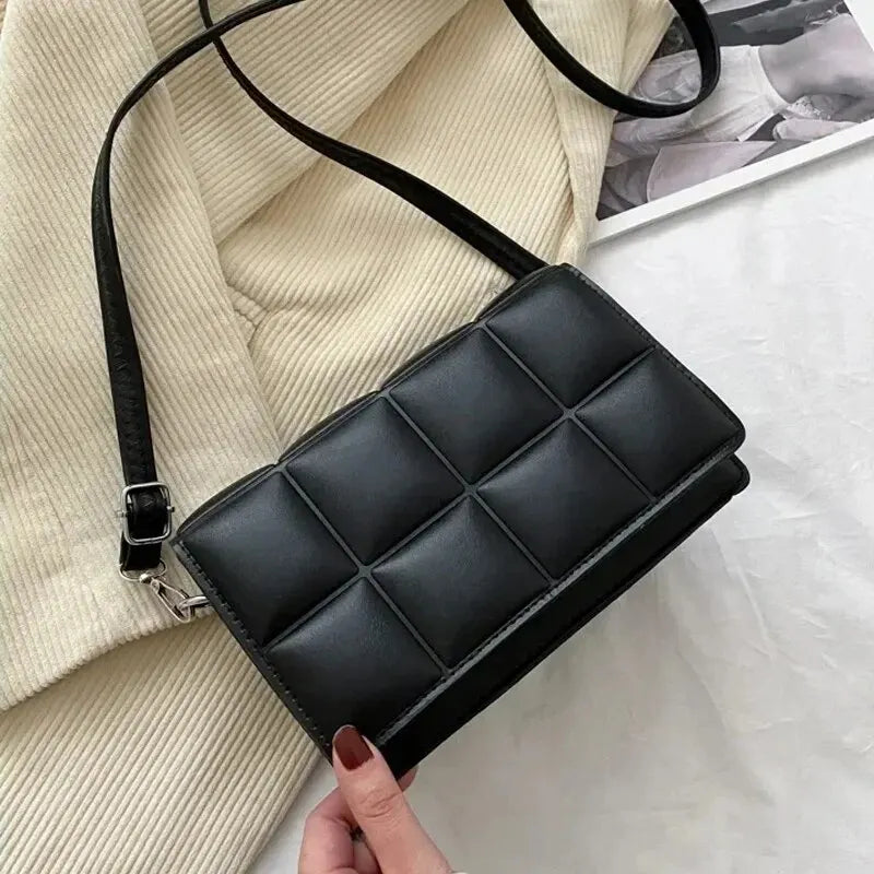 Chic PU Leather Crossbody Shoulder Bag for Women.