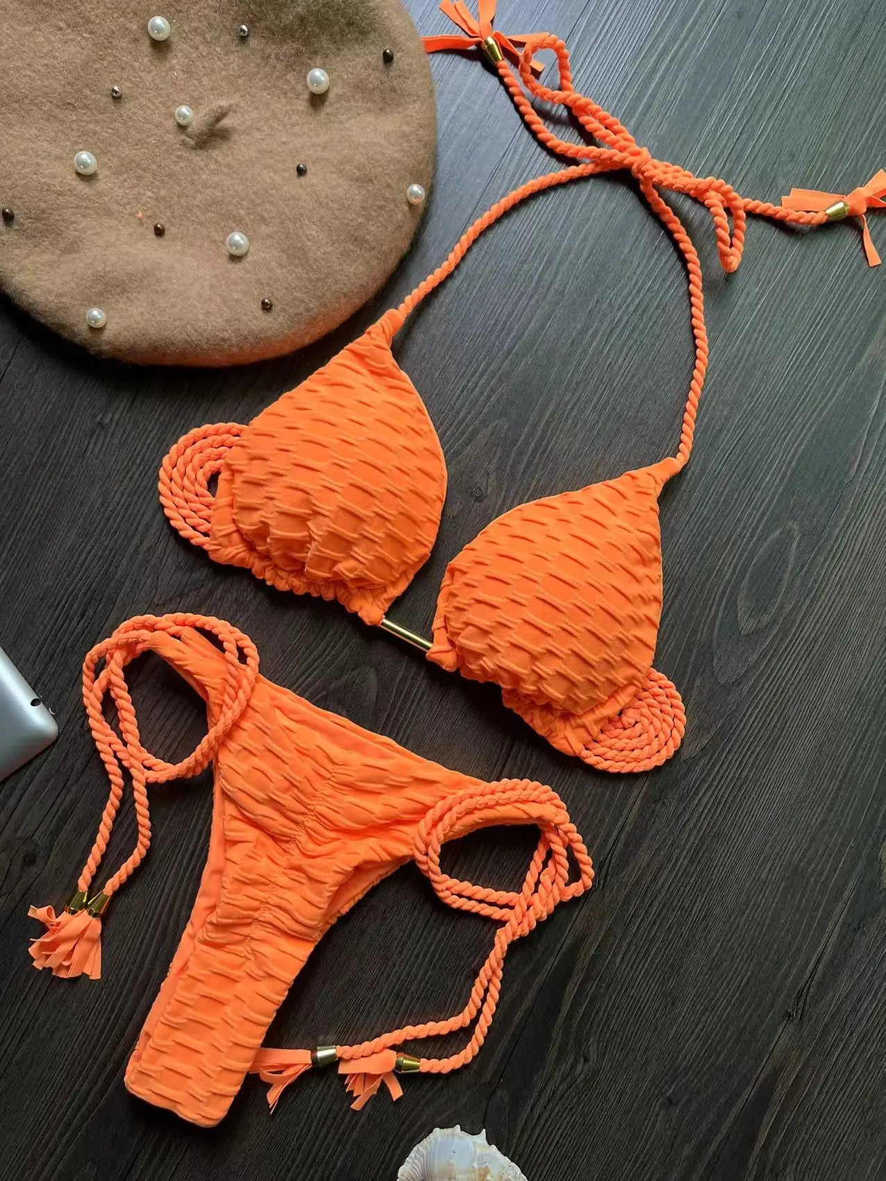 2025 Sexy Bikini Set - Push Up Thong Swimwear.