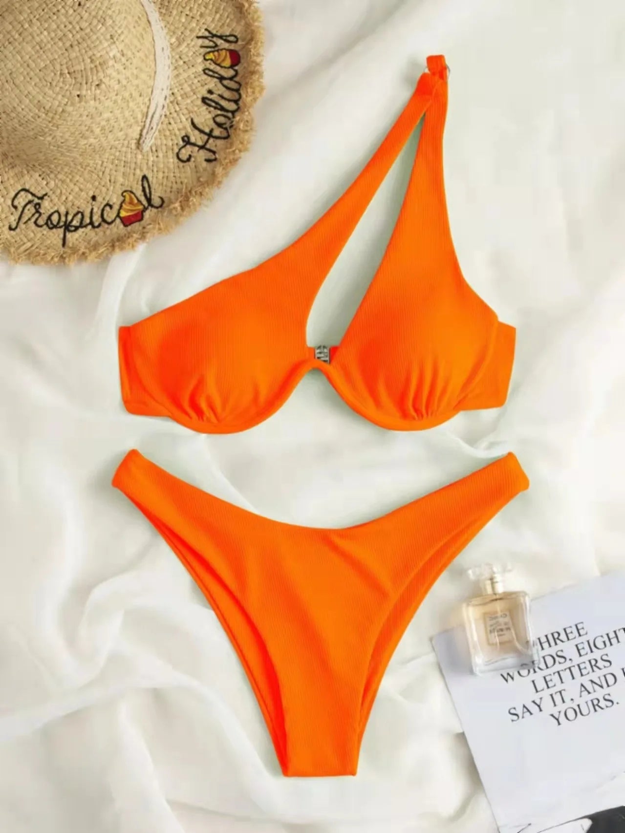 Luxury Cut Out Underwire Push Up Bikini Set.