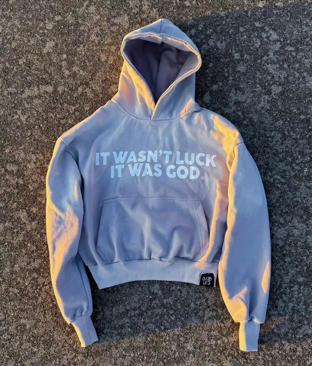 Vintage God Letter Oversized Hoodie for Urban Trendsetters