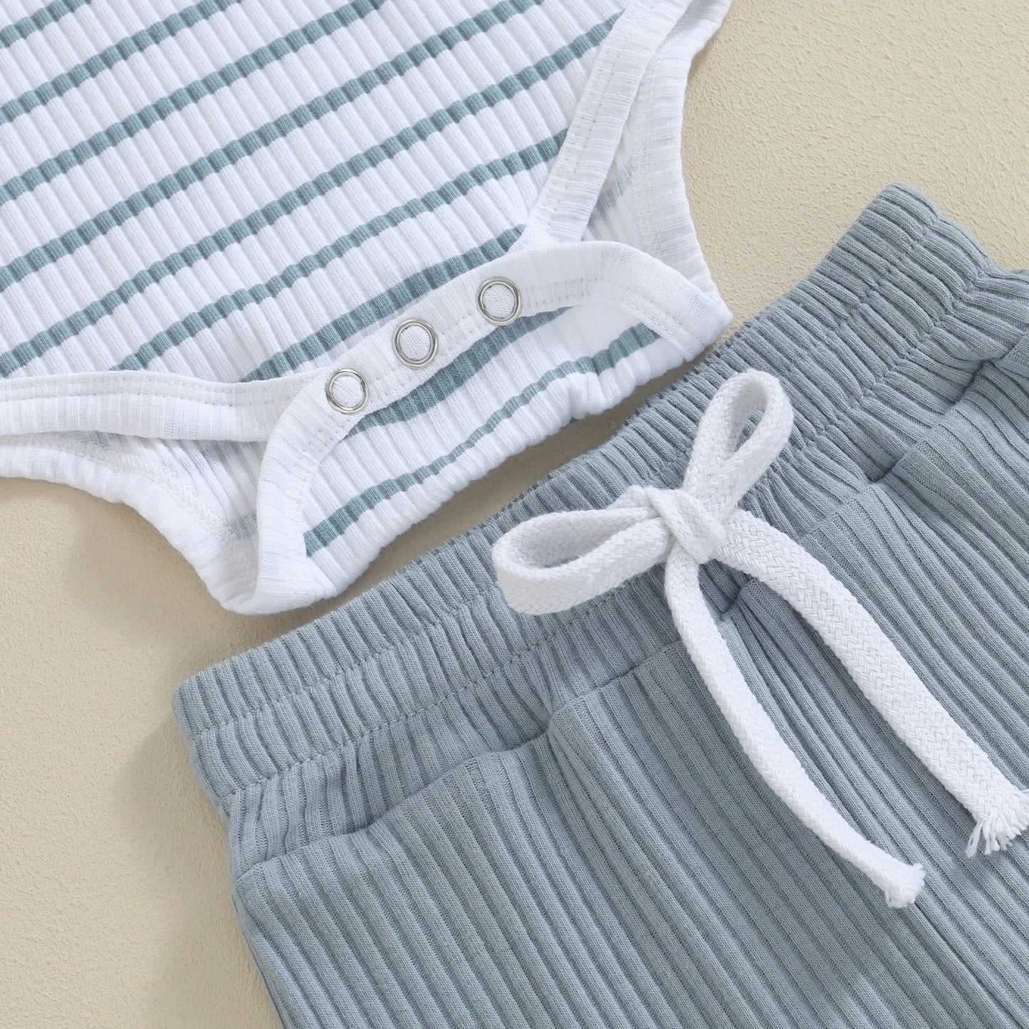 Kids Summer Striped Romper Set - Comfortable & Stylish