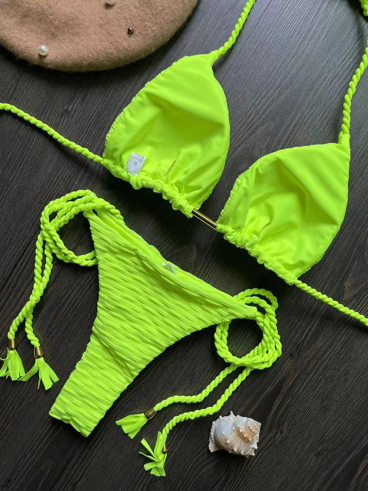 2025 Sexy Bikini Set - Push Up Thong Swimwear.