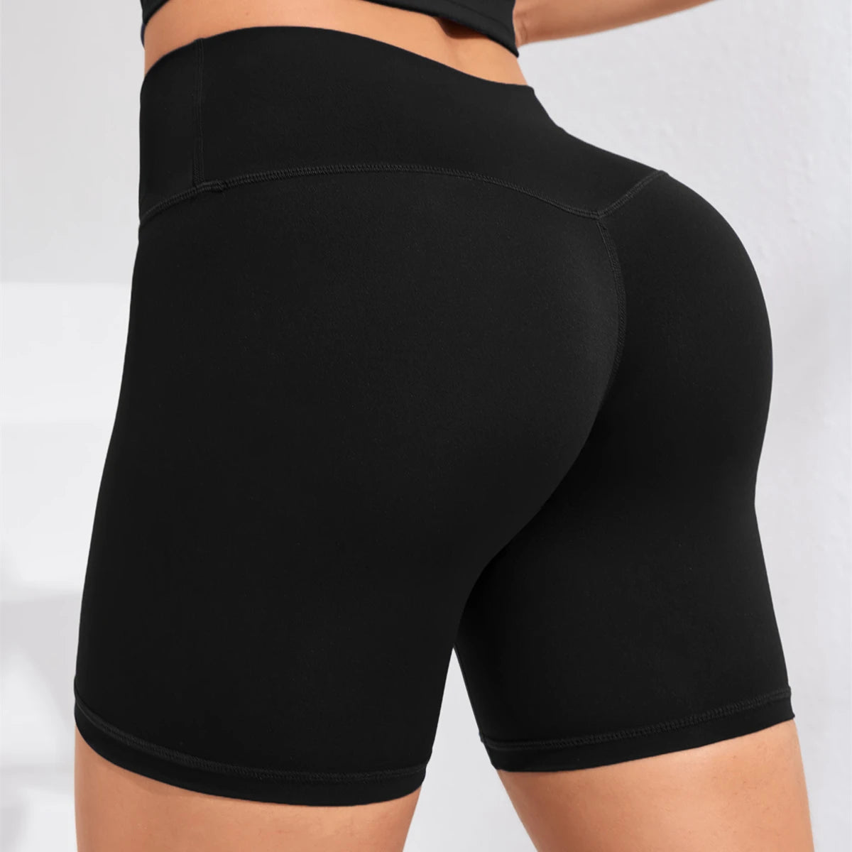 Trendy High Waist Fitness Shorts for Women