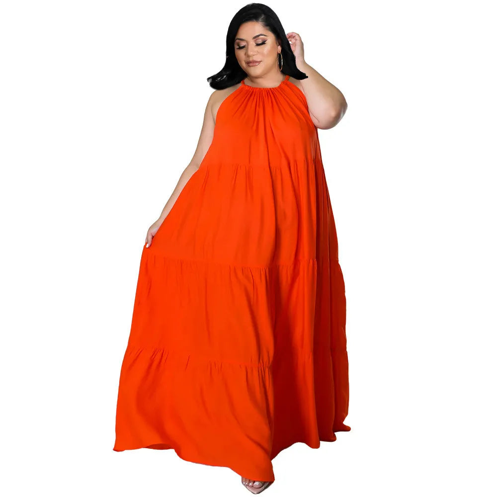 Plus Size Women's Elegant Summer Dress.