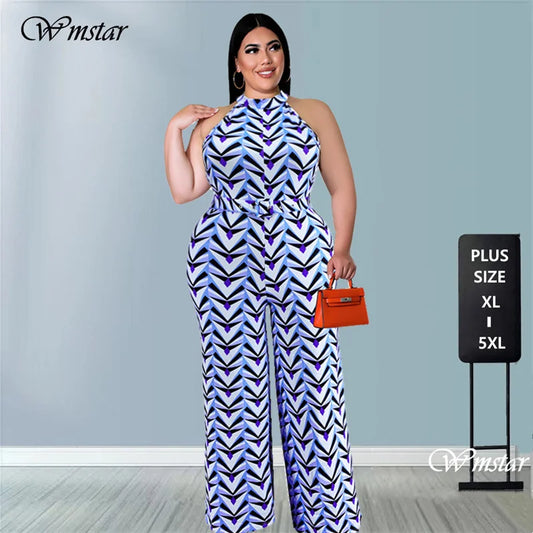 Trendy Plus Size Women's Jumpsuits XL-5XL - Chic Summer Outfit