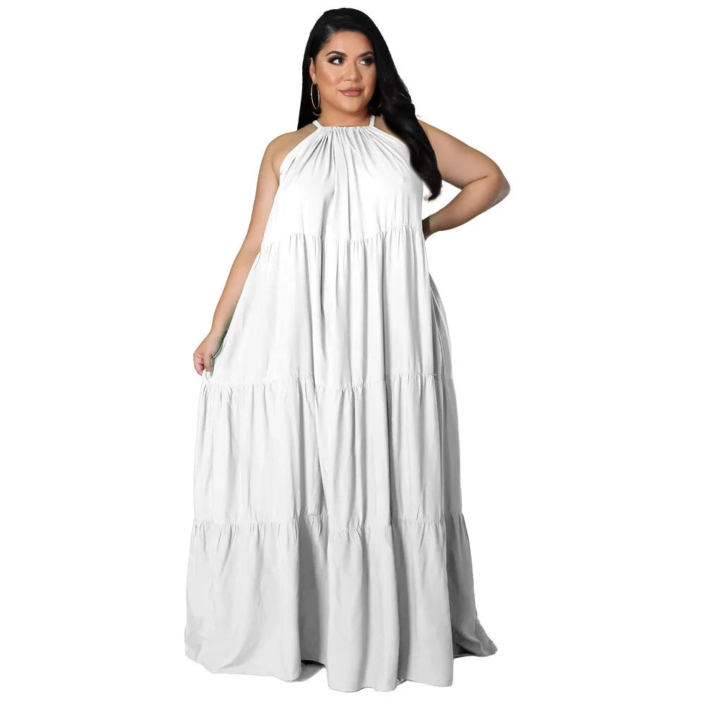 Plus Size Women's Elegant Summer Dress.