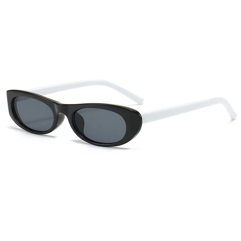 Women's Retro Oval Sunglasses - UV400 Protection.